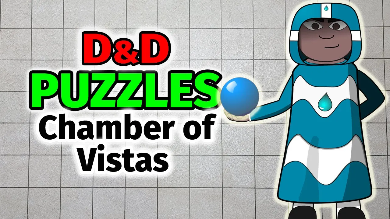 D&D Combat Puzzle - Chamber of Vistas